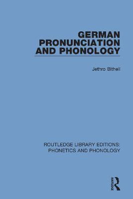 German Pronunciation and Phonology(English, Paperback, Bithell Jethro)
