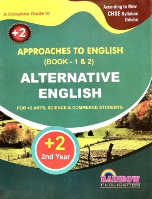 CHSE +2 2ND YEAR 12TH GUIDE TO APPROACHES TO ENGLISH (BOOK - 1 & 2) ALTERNATIVE ENGLISH ODIA MEDIUM FOR ARTS, SCIENCE & COMMERCE STUDENTS GUIDE KHUSHI BOOKS(Paperback, CHSE GUIDE)