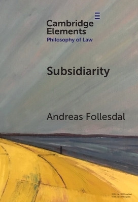 Subsidiarity(English, Hardcover, Follesdal Andreas)