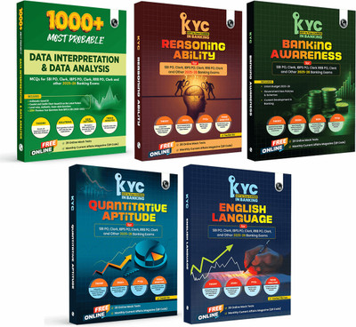 PW KYC Banking Awareness, Reasoning Ability, Eng Language, Quant Aptitude, DI&DA Combo(Paperback, PW)