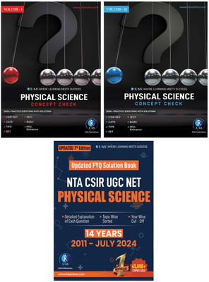 CSIR NET Physical Science Books  - 2025 | Previous Year Solved Papers and Practice Questions [Set of 3 Books] | Best Seller PYQ & Practice Question Bank for NTA UGC CSIR NET JRF, GATE, SET & TIFR Physics Exams in India | MCQ & MSQ with Detailed Explanations | IFAS Publications(Paperback, IFAS Public