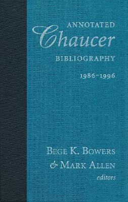 Annotated Chaucer Bibliography, 1986-1996(English, Hardcover, unknown)