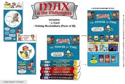 Max and the Midknights 6-Copy Prepack with L-Card and/or Holiday Booktalkers Fall 2024(English, Trade-only material, Peirce Lincoln)