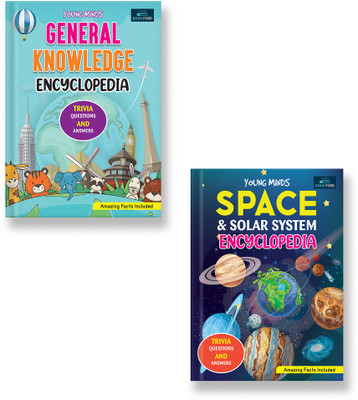 Young Minds Encyclopedia - Set of 2 Books - General Knowledge and Space Encyclopedia For Kids(Paperback, BOOKFORD PUBLICATIONS PVT. LTD.)