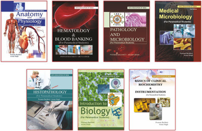2022 Paramedical Books Set of 7: Anatomy And Physiology, Hematology & Blood Banking, Pathology & Micro Biology, Medical Microbiology, Histopathology, Introduction To Biology, Clinical Biochemistry  - 2022 Paramedical Books Set of 7: Anatomy And Physiology, Hematology & Blood Banking, Pathology & Mic