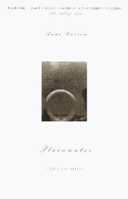 Plainwater(English, Paperback, Carson Anne)