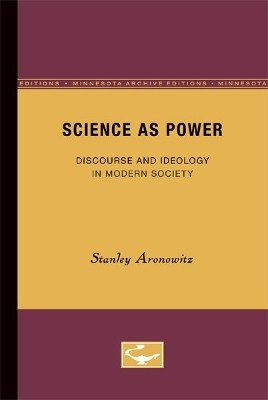 Science As Power(English, Paperback, Aronowitz Stanley)