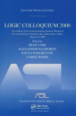 Logic Colloquium 2000 (hardcover)(English, Paperback, unknown)