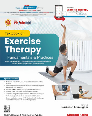 Textbook of Exercise Therapy-Fundamentals and Practices Pb- 2025 , ISBN - 9788197750069(Paperback, Sheetal Kalra)