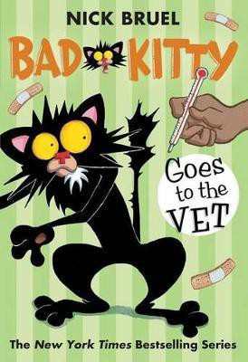 Bad Kitty Goes to the Vet (Paperback Black-And-White Edition)(English, Paperback, Bruel Nick)