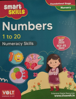 Smart Skills Numbers 1 to 20 Numeracy Skills Nursery(Paperback, VivaVolt Learning)