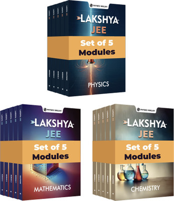 (Old Edition) PW Lakshya for JEE Main & Advanced Class 12th Phy, Chem. and Math Modules with Sol (2024 Edition) Combo Set of 15 Books(English, Paperback, unknown)