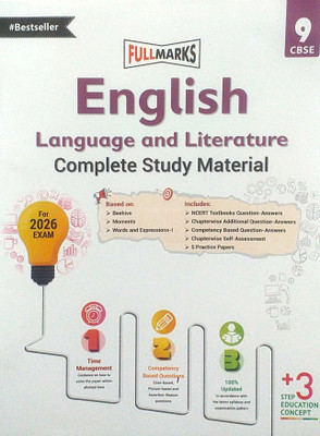 Full Marks Class 9 English - Lang & Lit (Beehive & Moments & Words And Expressions-I) Complete Study Material Based on New NCERT Books(Paperback, Full Marks Pvt Ltd)