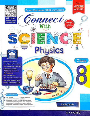 Connect with Science (2025 Edition) Physics 8(English, Paperback, unknown)