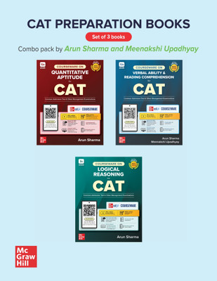 Arun Sharma CAT Bundle/Combo - Quantitative Aptitude(Quant) + Verbal Ability and Reading Comprehension(VARC) + Logical Reasoning(LR) for CAT 2025-26 Exam | Latest edition 2025-26 | SET of 3 books(Paperback, Arun Sharma, Meenakshi Upadhyay)