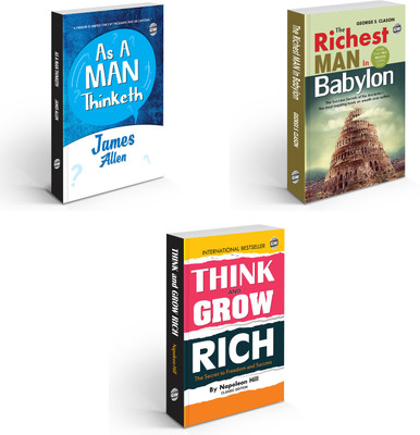 Think & Grow Rich, The Richest Man In Babylon and As A Man Thinketh (Paperback) :- Motivational books for wealth, Classic English Novel | Combo of 3 Novels(Paperback, Napoleon Hill, George S. Clason, James Allen)