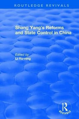 Revival: Shang yang's reforms and state control in China. (1977)(English, Paperback, unknown)
