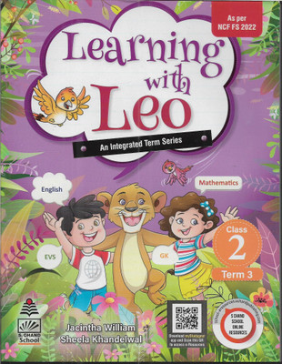 LEARNING WITH LEO MATHEMATICS TERM-3 FOR CLASS-2(Paperback, JACINTHA WILLIAM, SHEELA KHANDELWAL)