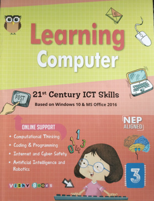 Learning Computer 21st Century ICT Skills Class 3(Paperback, Mrinal Chopra)