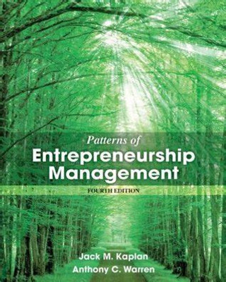 Patterns of Entrepreneurship Management, 6ed, An Indian Adaptation | New | IM | e(Paperback, Kaplan, Murthy)