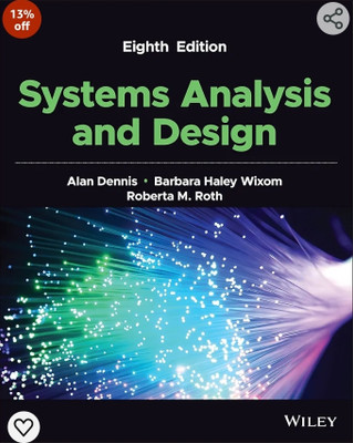 Systems Analysis and Design(English, Paperback, Dennis Alan)