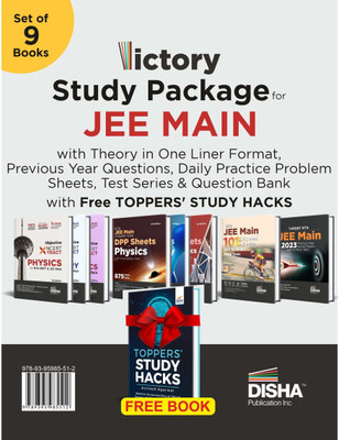 Victory Study Package for Jee Main with Theory in One Liner Format, Previous Year Questions, Daily Practice Problems Sheet, Test Series & Question Bank with Free Toppers' Study Hacks Pyqs & Practice Questions Physics, Chemistry & Mathematics(English, Paperback, unknown) Victory Study Package for Jee Main with Theory in One Liner Format, Previous Year Questions, Daily Practice Problems Sheet, Test Series & Question Bank with Free Toppers' Study Hacks Pyqs & Practice Questions Physics, Chemistry & Mathematics(English, Paperback, unknown)