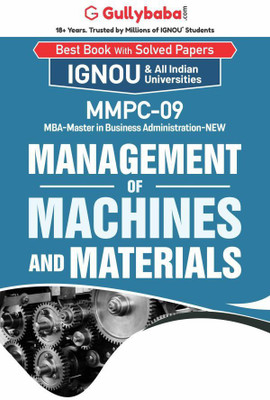 MMPC-09 Management Of Machines And Materials(Paperback, GPH Expert)