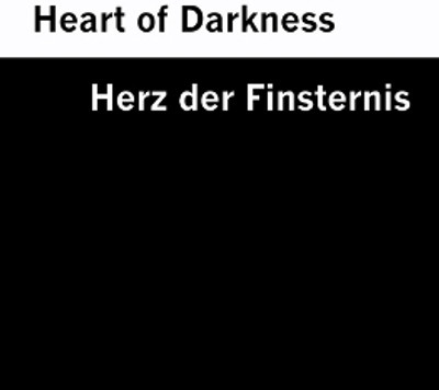 Heart of Darkness / Herz der Finsternis [Bilingual Edition] - English & German(German, Paperback, Conrad Joseph)