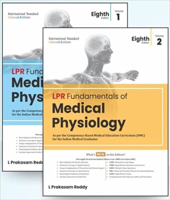 LPR Fundamentals of Medical Physiology (2 Vols ) 8th Edition (PB-2023)(Paperback, L Prakasam Reddy)
