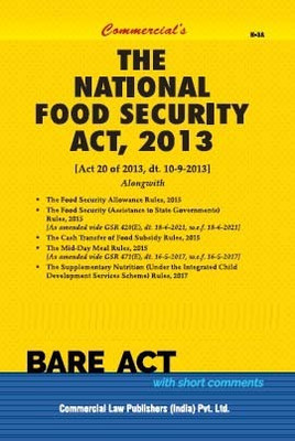 National Food Security Act, 2013(Paperback, Commercial's)