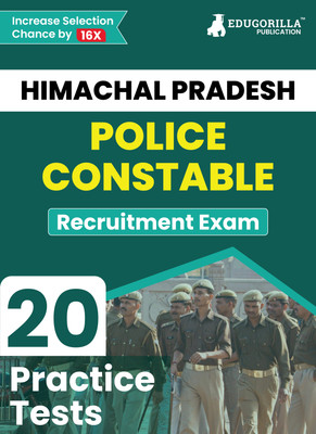 HP Police Constable Recruitment Exam Book - 2024 (English Edition) | Himachal Pradesh | 20 Practice Tests (1500+ Solved MCQs) with Free Access To Online Tests(Paperback, EduGorilla Prep Experts) HP Police Constable Recruitment Exam Book - 2024 (English Edition) | Himachal Pradesh | 20 Practice Tests (1500+ Solved MCQs) with Free Access To Online Tests(Paperback, EduGorilla Prep Experts)