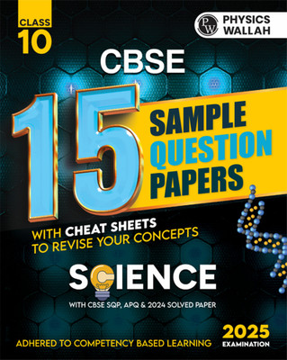 Pw Cbse 15 Sample Question Papers Class 10 Science for 2024 Exam(English, Paperback, unknown)