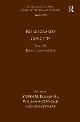 Volume 15, Tome IV: Kierkegaard's Concepts(English, Hardcover, Emmanuel Steven M.)