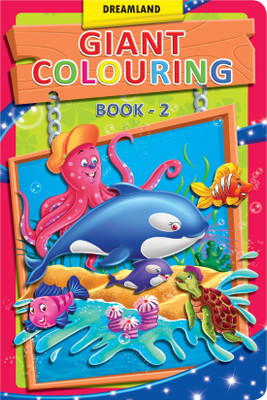 Giant Colouring - 2  - | Large-Format Colouring Book with Fun Designs for Kids Ages 1-6 | 24 Pages of Easy-to-Colour Bold Images | Ideal for Developing Fine Motor Skills and Creativity(English, Paperback, unknown) Giant Colouring - 2  - | Large-Format Colouring Book with Fun Designs for Kids Ages 1-6 | 24 Pages of Easy-to-Colour Bold Images | Ideal for Developing Fine Motor Skills and Creativity(English, Paperback, unknown)
