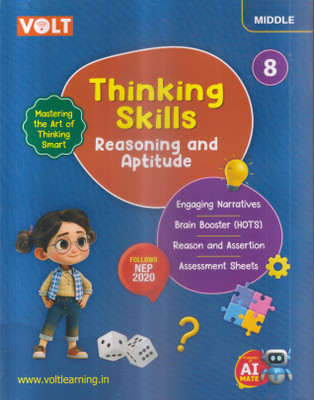 THINKING SKLLS REASONING AND APTITUDE CLASS -8(Paperback, K.P. SINGH)