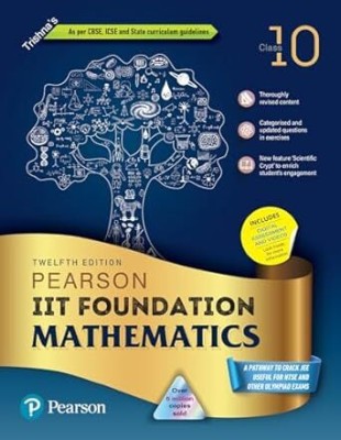 Pearson IIT Foundation'24 Mathematics Class 10, As Per CBSE, ICSE|JEE,NEET,NSTE,Olympiad|Free access to vidoes 6e(English, Paperback, unknown)