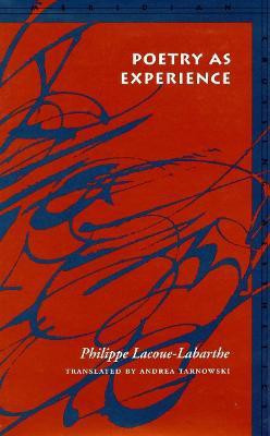 Poetry As Experience(English, Paperback, Lacoue-Labarthe Philippe)