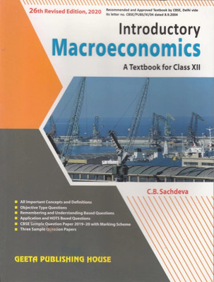 Introductory Microeconomics A Textbook For Class XII(Paperback, cb sachdeva)