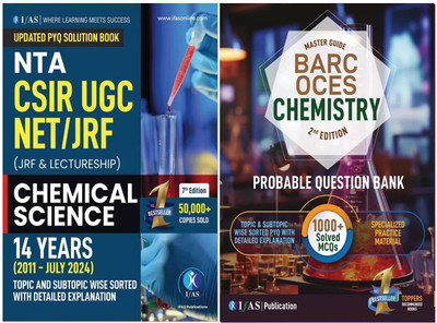 CSIR NET Chemical Science And BARC OCES Chemistry PYQ Books  - 2026 (Set of 2 Books) | Chapter & Topic Wise Sorted with Detailed Solutions (2011–2025) | Best Seller Previous Year Question Paper Book for CSIR NET & BARC Chemistry Exams in India | Two Brothers Publications(Paperback, Two Brothers Publ