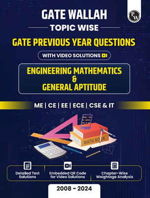PW GATEWALLAH Topicwise Previous Year Questions-Engineering Mathematics & General Aptitude(Paperback, PW)