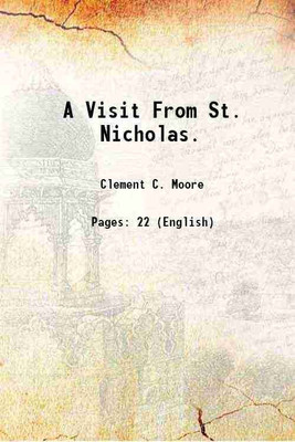 A Visit From St. Nicholas. 1849 [Hardcover](Hardcover, Clement C. Moore)