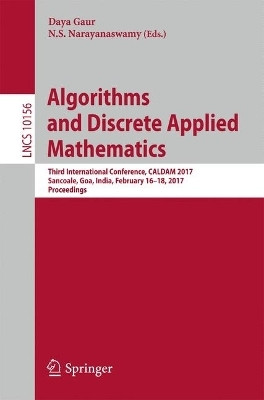 Algorithms and Discrete Applied Mathematics(English, Paperback, unknown)