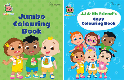 Cocomelon JJ & his Friends Colouring Book Set  - Cocomelon JJ & his Friends Colouring Book Set(Paperback, Parragon)