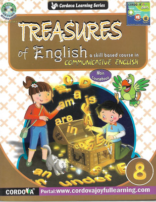 CORDOVA TREASURES OF ENGLISH A SKILL BASED COURSE IN COMMUNICATIVE ENGLISH 8(English, Paperback, VINITA KUMAR)