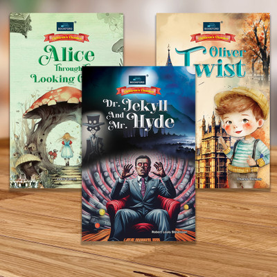 Children's Classics Novel (Set of 3 books)- Dr. Jykell & Hyde, Oliver Twist & Alice Trough The Looking Grass(Paperback, BOOKFORD PUBLICATIONS PRIVATE LIMITED)