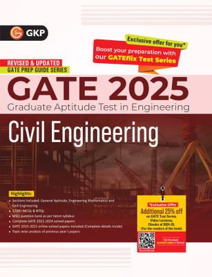 Gate 2025 - Civil Engineering - Guide(English, Paperback, Garg Vinit)