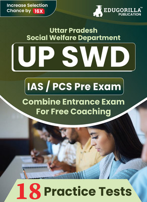 UP SWD IAS PCS Exam Book  - 2024 (English Edition) | Uttar Pradesh Social Welfare Department | 18 Practice Tests (1800 Solved MCQs) with Free Access To Online Tests(Paperback, EduGorilla Prep Experts)