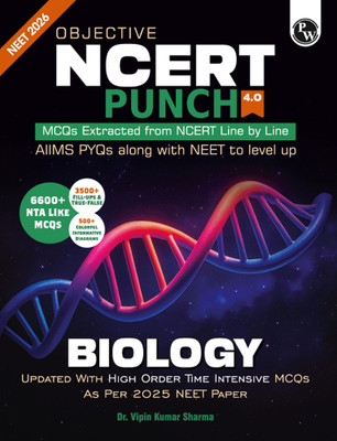 Pw Objective Ncert Punch 4.0 Biology for Neet 2026(English, Paperback, Sharma Vipin Kumar)