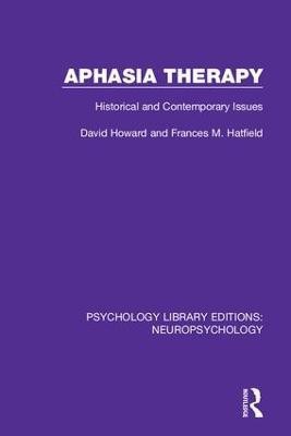 Aphasia Therapy(English, Hardcover, Howard David)