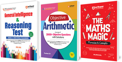 Arihant The Maths Magic, Objective Arithmetic and General Intelligence & Reasoning Test(Paperback, R.K Jha , Prashant Kumar , Sovindra Kumar, Gaurav Gupta)
